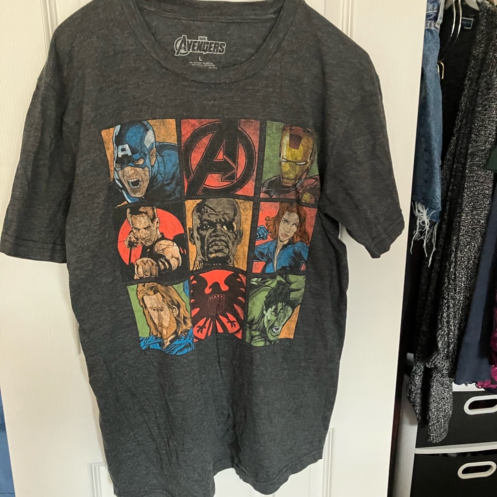 Marvel Avengers Comic Graphic Print T-shirt